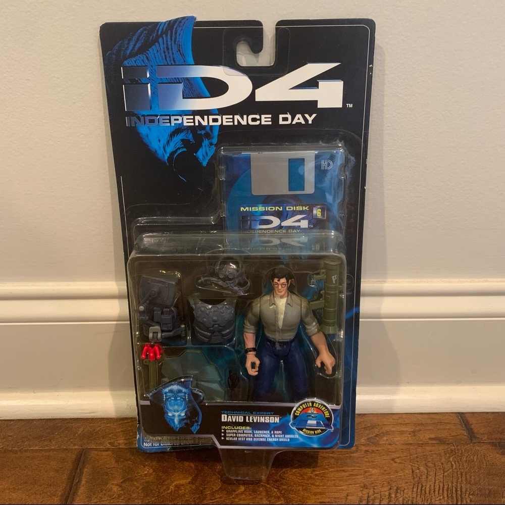Trendmasters ID4 Independence Day David Levinson Figure Brand New Mission disk